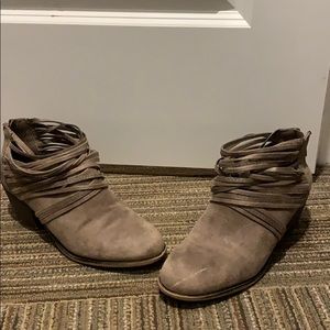 Grey booties